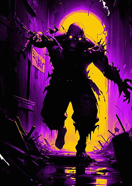 Horror Monster in Alley