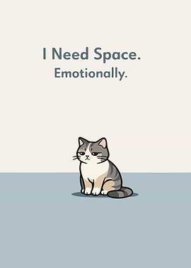 Cat Needs Emotional Space