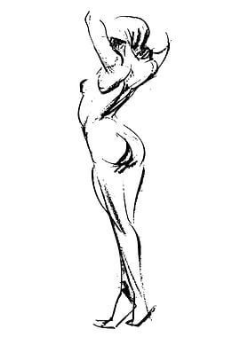 Nude Figure Sketch