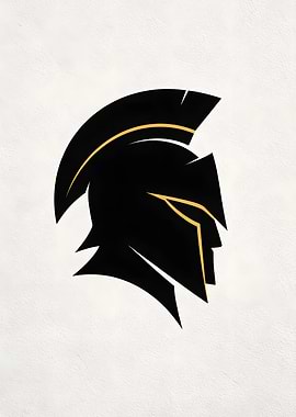 Spartan Helmet Silhouette