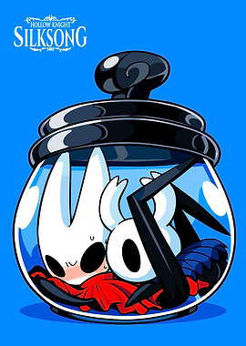 Hollow Knight Silksong Characters in Jar
