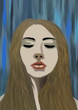 Woman with Eyes Closed
