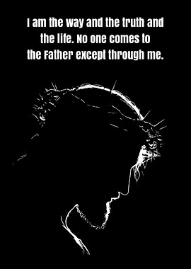 Jesus Crown of Thorns Silhouette