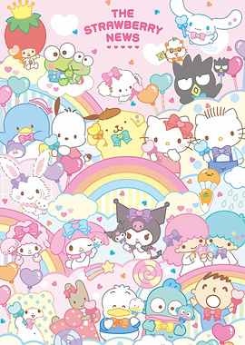 Sanrio Characters Strawberry News