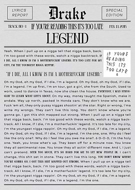 Drake Legend Album Art