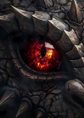Dragon Eye Close-Up