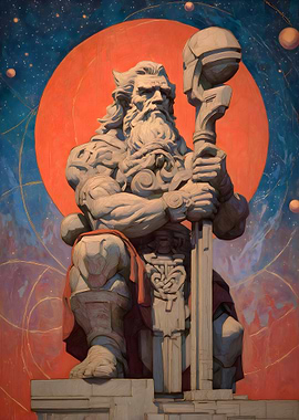 Odin with Staff