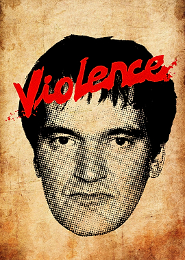 Violence Poster with Portrait