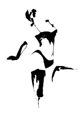 Abstract Ink Figure