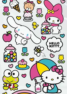 Cute Sanrio Characters and Treats