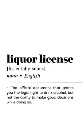 Liquor License Definition