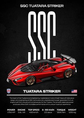 SSC Tuatara Striker Hypercar