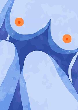 Abstract Nude Body Art