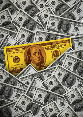 US Dollar Bills Background