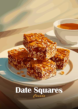 Date Squares with Tea