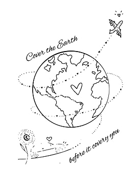Cover the Earth Travel Art