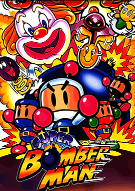 Super Bomberman Game Art