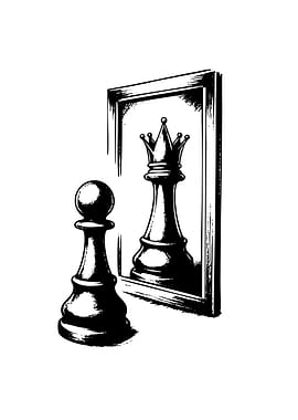 Pawn Reflecting as Queen