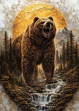 Roaring Bear Keeper of the Silent Frostlands