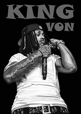 King Von Portrait