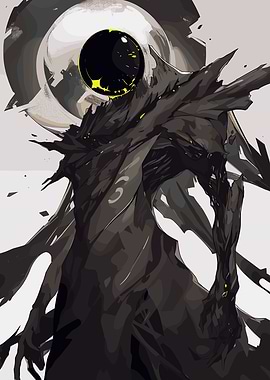Dark Figure with Giant Eye