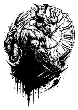 Minotaur and Cracked Clock