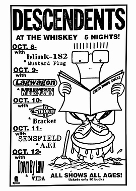 Descendents concert poster
