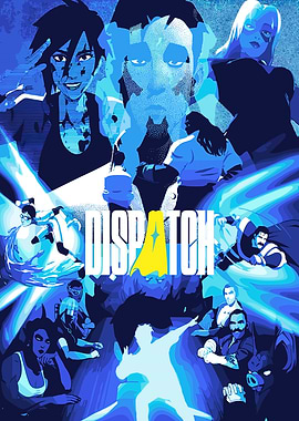 Dispatch Comic Art Poster