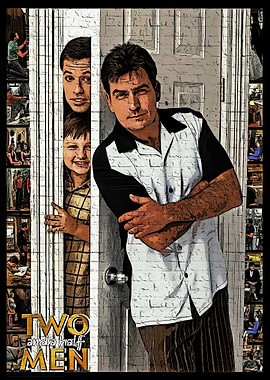 Two and a Half Men Poster
