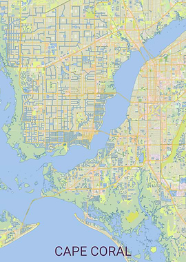 Cape Coral Map
