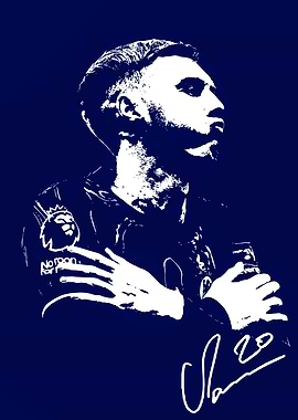 Football Player Portrait