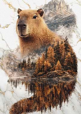 Capybara Echo of the Amber Grove