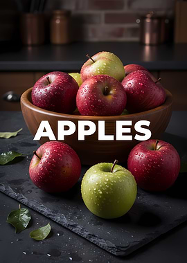 Fresh Apples in a Bowl