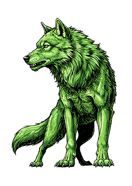 Big Wolf Illustration