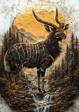 Majestic Antelope Sentinel of the Jungle Canopy