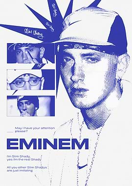 Eminem Slim Shady Poster
