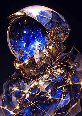 Astronaut in Cosmic Armor