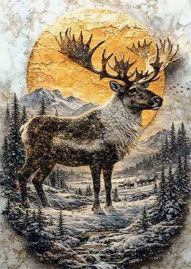 Reindeer Keeper of the Winter Mountain