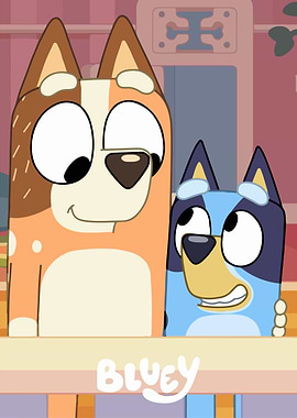 Bluey and Bandit Heeler