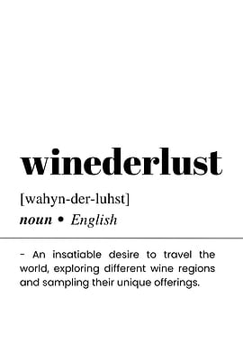 Winederlust Definition