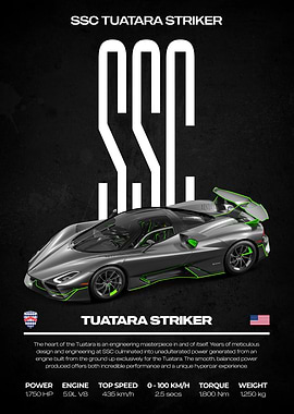 SSC Tuatara Striker Hypercar