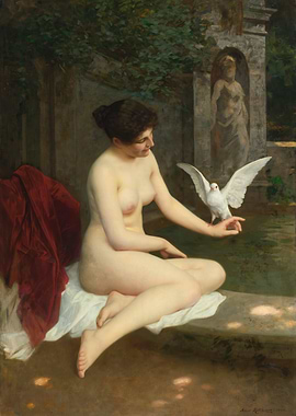 Woman with a Dove