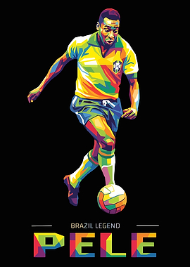 Pele Legend Pop Art