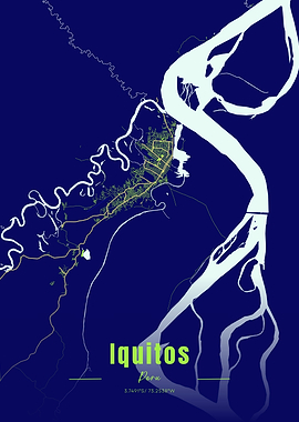 Iquitos Peru Map