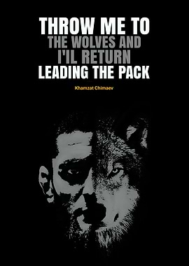 Khamzat Chimaev Wolf Quote