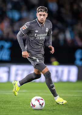 Valverde Football Player in Action