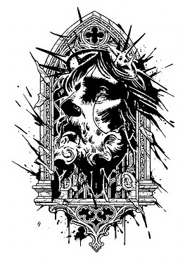 Gothic Jesus Crown of Thorns