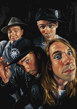 Red Hot Chili Peppers Portrait