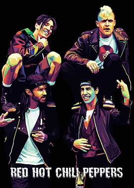 Red Hot Chili Peppers Pop Art