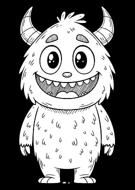Cute Monster Illustration